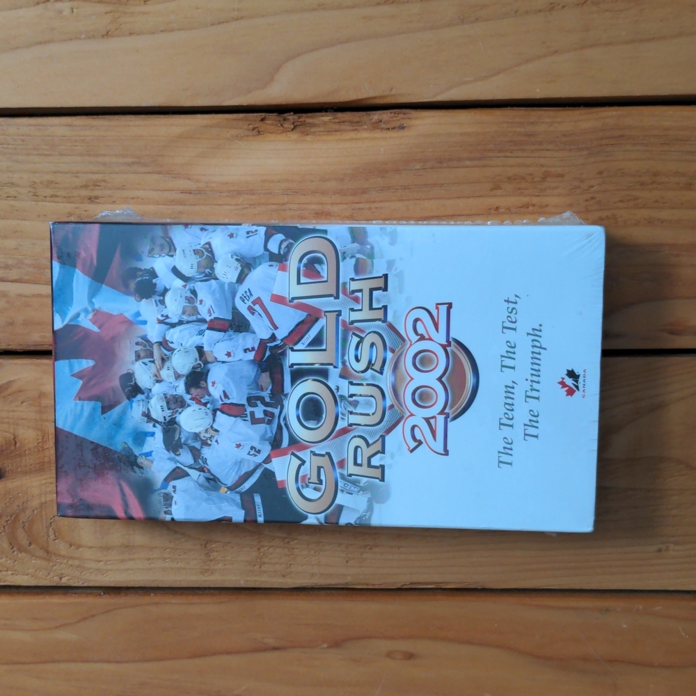 Gold rush 2002 VHS Team Canada Sealed